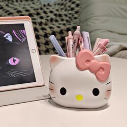 Pen Holder Decoration Office Desktop Storage Box Cute and Interesting Storage Box Multifunctional Cosmetics Office Pen Box