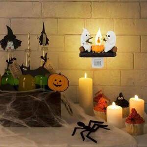Ghost Campfire Flickering Night Light, Ghosts Campfire