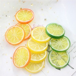 Simulated Fruit Plastic Lemon Slices Fruit and Vegetable Model Props Food Food Toys Home Cabinet Model Room Decorations