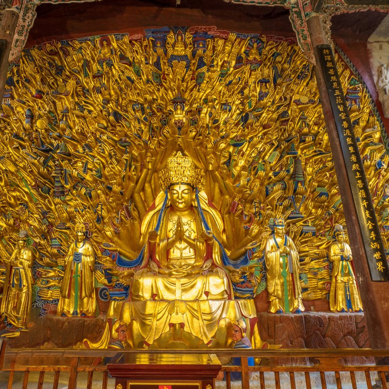 9点晚出发 重庆大足石刻一日游宝顶山北山博物馆 3场精讲纯玩小团