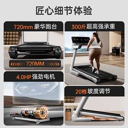 Large Treadmill for Home Use, Suitable for Home Gyms, Can Climb Slopes, Help with Weight Loss, Small Indoor Foldable Model, Ultra-Quiet
