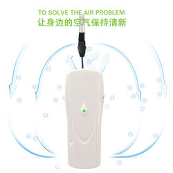 Carry Hanging Neck Air Purifier Negative Ion Place Ozone Air Fresh Usb Rechargeable Sterilizing Lithium Battery
