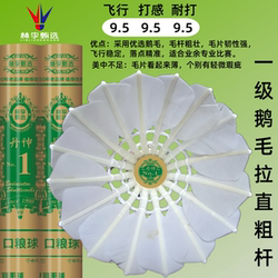 Dan Shen No. 1 Professional Badminton Shuttlecock Is Cost-Effective, Durable, Stable, Competition-Grade, Goose Feather, Fully Straightened