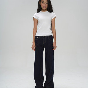 
Veryrareme low waist straight-tight original color jeans