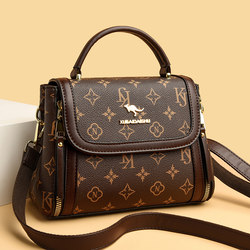 Brand Genuine Leather Shoulder Bag for Women 2025 New Trendy Fashion Versatile Women's Crossbody Bag Soft Leather Cowhide Small Square Bag