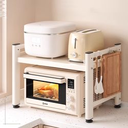 German Summl Kitchen Microwave Oven Rack Storage Rack Multi-Functional Multi-Layer Shelf Oven Storage Rack for Home Use