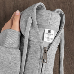 Clearance Sale! High-Quality, Cost-Effective Zip-Up Hooded Sweatshirt, Autumn and Winter Solid Color Loose-Fitting Sports Cardigan Jacket for Men