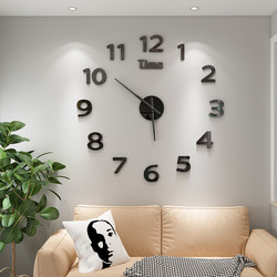 No-Drill Luminous Wall Clock, Silent Bedroom Clock, Living Room DIY Wall Clock, Home 3D Clock, Creative Three-Dimensional Wall Clock