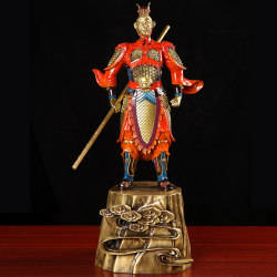 The Return of the Great Sage Ornament Sun Wukong All-Copper Fighting Buddha Crafts Office Desktop Entrance Decoration