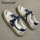 FaceLee Japanese designer joint shoes men's trendy shoes 2025 new low top casual shoes men's ins trendy