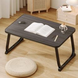 Foldable Laptop Desk for Bed, Dormitory Upper Bunk Lazy Desk, Simple Stand, Student Study Desk, Home Bedroom Floor Desk, Simple Bay Window Desk, Children's Writing Desk, Kang Table