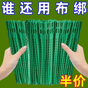 Adjustable fish bone tie -band bundle line multi -purpose garden binding tree vine plant fixed gardening can be removed
