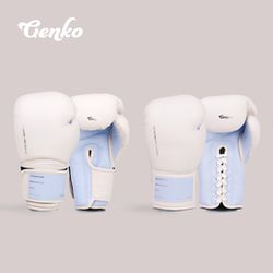 Genko Buckle Lace-Up Muay Thai Boxing Gloves for Men and Women, Professional Fighting Gloves for Actual Combat, Adult Training Gloves