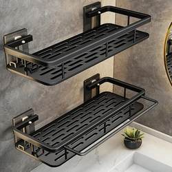 No-Drill Bathroom Shelf, Bathroom Rack, Toilet Washroom Sink Wall-Mounted Storage Rack