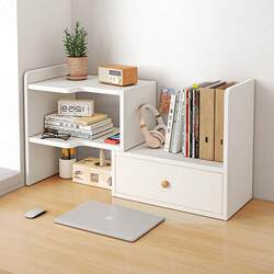 Desktop Bookshelf Desktop Storage Rack Desk Storage Rack Dormitory Desk Study Table Multi-Layer Small Shelf Layered Rack