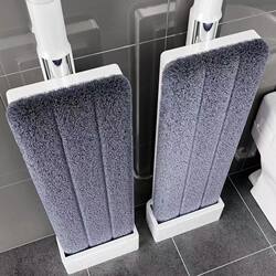 Mop for Home Use, Flat Type, Hands-Free, Lazy Spin Mop with Bucket, Suitable for Tile and Wood Floors, Dual-Use for Dry and Wet Cleaning