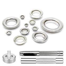 Pure Copper Air Eye Ring Buckle Eyelet Buckle Belt Tag Clothes Round Buckle Shoe Eye Buckle Hollow Rivet Button Installation Tool