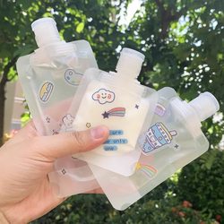 Travel Refill Bags, Cosmetic Refill Bottles, Shampoo, Shower Gel, Liquid, Disposable Portable Refill Bags