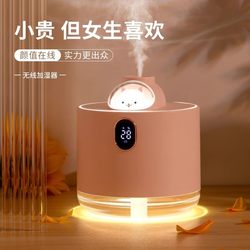 German Small Humidifier for Home Use, Silent, Bedroom Mini, Cute, High Aesthetic Value, Desktop Air Spray, Purification, Aromatherapy
