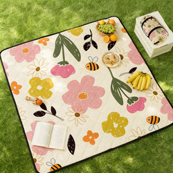 Thickened Picnic Mat, Moisture-Proof Mat, Outdoor Floor Mat, Portable Outdoor Camping Picnic Waterproof Spring Outing Tent Lawn Cushion