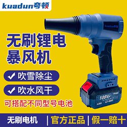 Brushless Violent Blower Lithium Battery Blower Ducted Fan for Blowing Dust, Cleaning Cars, Blowing Water, Snow, and Turbo Blower