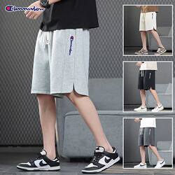 Men's Shorts 2025 Summer New Casual Versatile Large Shorts Men's Loose Fit Pure Cotton Breathable Straight-Leg Five-Point Shorts