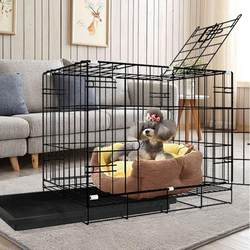 Dog Cage Small Dog Gift Bucket Indoor Teddy Dog Cage with Toilet Medium Size Household Pet Cat Cage Rabbit Cage Chicken Cage
