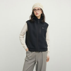 UTP2 lamb velvet vest, thickened and warm fleece outdoor running fleece casual clothes for men and women in winter
