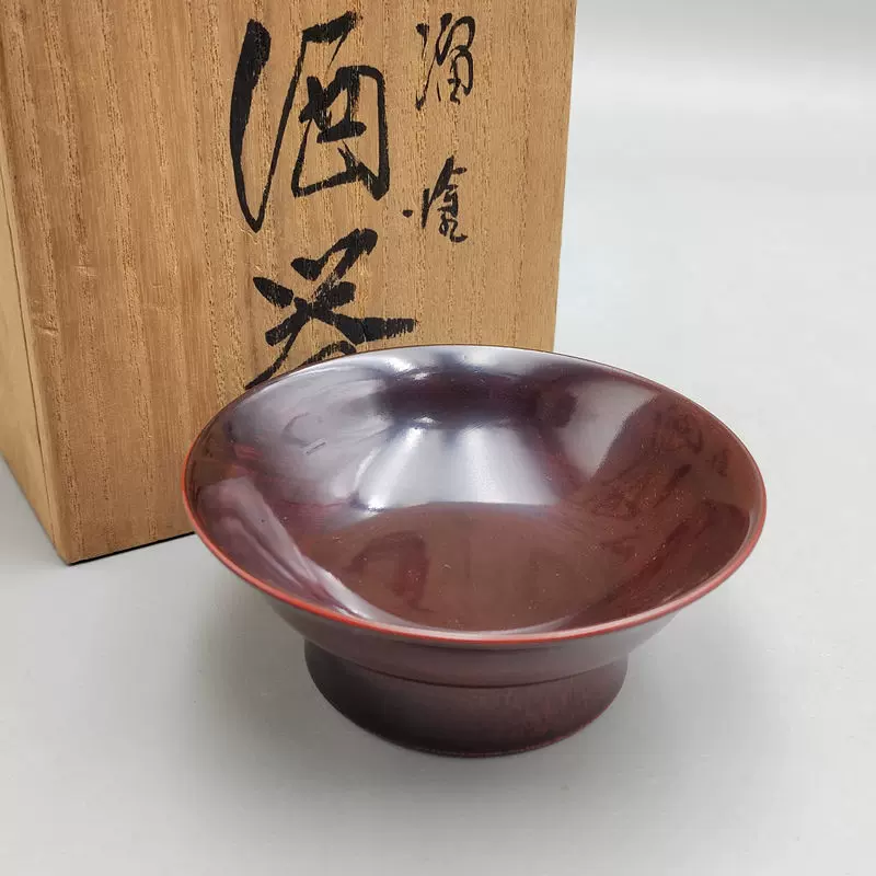 中古回流漆器木胎大漆螺钿工艺菊花纹干果仓木制分隔果盘-Taobao