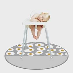 Popular children's high dining chair mat, non-slip floor mat, game mat, picnic mat, anti-dirty waterproof chair tablecloth