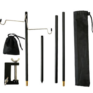 
Outdoor light stand camping camping light lighting bracket folding clip table desktop storage stall portable pole