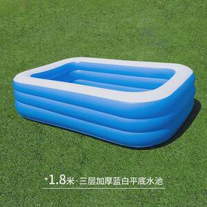 
Inflatable swimming pool thickened indoor square children's swimming pool household infant inflated pool outdoor playground pool