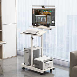 Home Desktop Computer Desk, Laptop Desk, Standing Office Desk, Manual Lifting and Moving, Simple Computer Stand