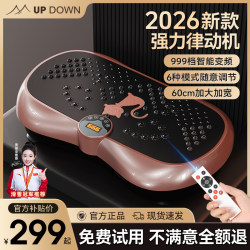 Updown Vibration Machine for Fat Burning, Home Exercise Equipment for Lazy People, Fitness Equipment for Men and Women, Vibrating for the Whole Body, Including the Stomach and Lower Abdomen