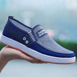 Beef tendon bottom spring and summer soft bottom comfortable canvas shoes flat bottom, wear -resistant casual work shoes
