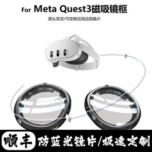
MetaQuest3 myopia glasses magnetic absorption VR accessories OculusQuest3 lens aspherical anti-blue light customization