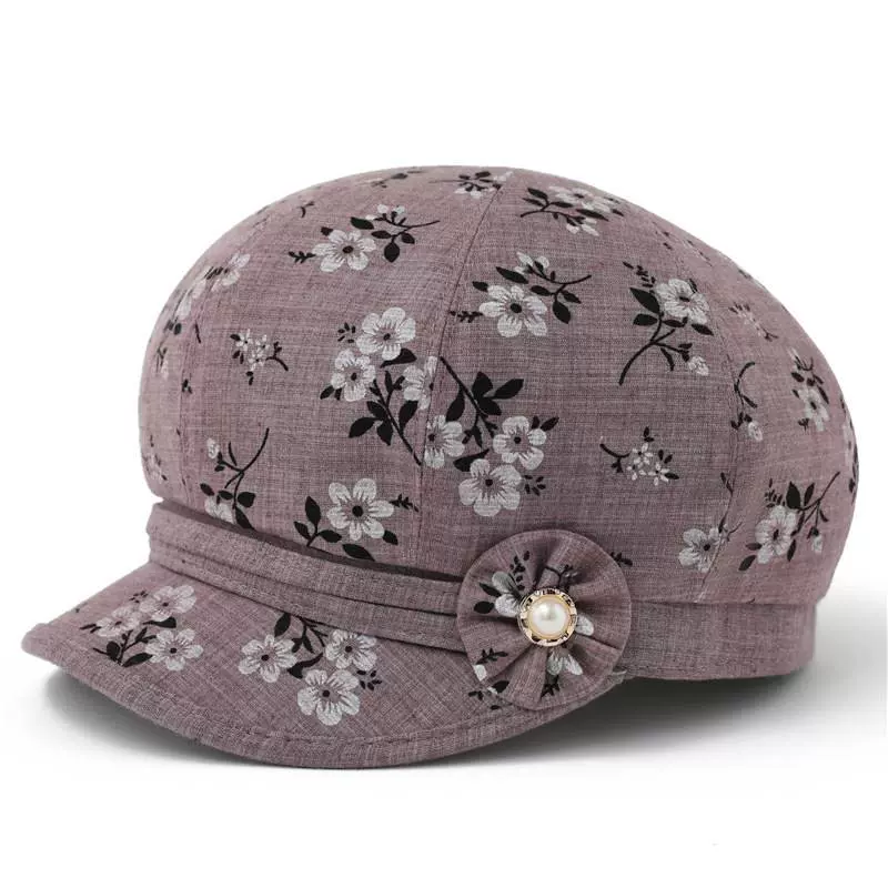 Spring and Autumn Heavenly Middle Age Elderly Hat Female Aut-Taobao