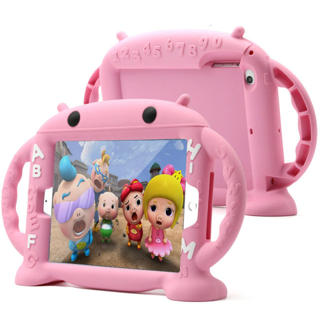 iPad protective case Air5 Children's anti -fall 9th ​​generation 10.2 -inch card looks good. Apple 10.9 -inch PRO11 Silicone MINI3456 set of cute hand 9.7 All -inclusive AIR2 set 8
