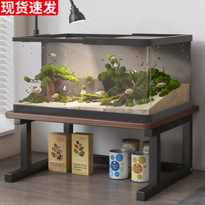
Printer storage rack Office desktop elevated stand Double-layer countertop fish tank rack Multi-function storage rack