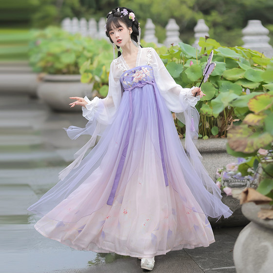 Jade Finger Twist_Peach Fairy Original Chest-length Ruqun Hanfu Women 2025 New Improved Immortal Style Beautiful Tang Dynasty Costume