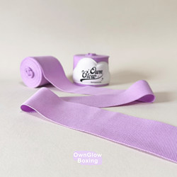 Ownglow Boxing Hand Wraps with Wrist Support Integrated Boxing Hand Wraps Professional Combat Elastic Bandage Purple