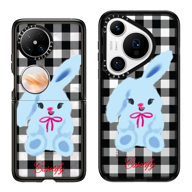Spot Casetify black plaid rabbit is suitable for Huawei Pura P70 Pro ...