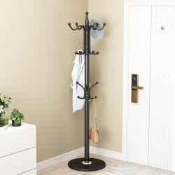 Iron Coat Rack, Floor-Standing Bedroom Clothes Rack, Home Living Room Vertical Simple Clothes Storage Rack