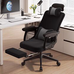 Office Chair, Comfortable for Long Sitting, Dual-Purpose Computer Chair with Backrest, Home Ergonomic Comfortable Executive Chair