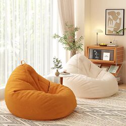 Lazy Sofa Single Chair, Suitable for Sleeping and Lounging, Home-Use Tatami, Small Sofa for Living Room and Bedroom, Bean Bag Recliner for Balcony