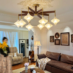French-Style Vintage Star Chandelier, Dining Room Lamp, Bedroom Main Light, Villa Staircase, Duplex High-End Light Luxury Living Room Lamp