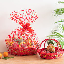 Wicker Fruit Basket, Rattan Picking Basket, Creative Storage, Living Room Gift, Dance Handbag, Flower Shop, Commercial Vegetable Basket