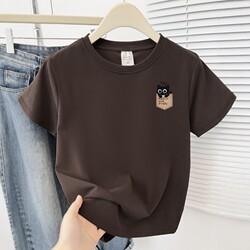 2025 Summer New Cute Cat Print Short-Sleeve T-Shirt for Women, Korean Style Round Neck Half-Sleeve Top