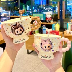 Bubu Mug Ins High-Value Aesthetic Cup Ceramic Couple Water Cup Birthday Gift for Girls Souvenir Gift