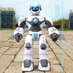 Boys' robot toy smart robot children's voice dialogue high-tech gesture remote control programming early education electronics